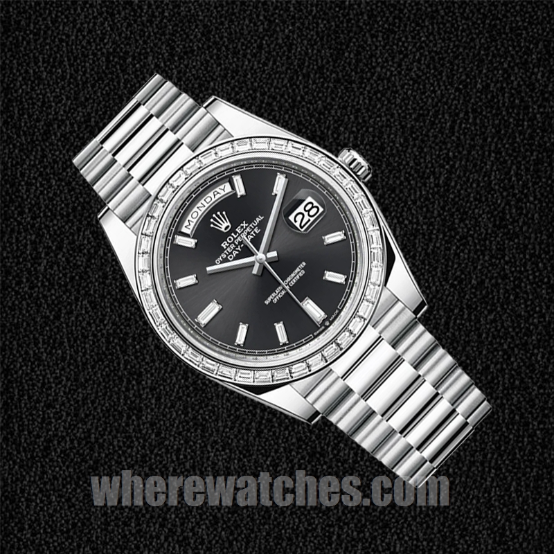 Rolex Day-Date 228396 41mm Pour des hommes Regardez Président Bracelet – Image 3
