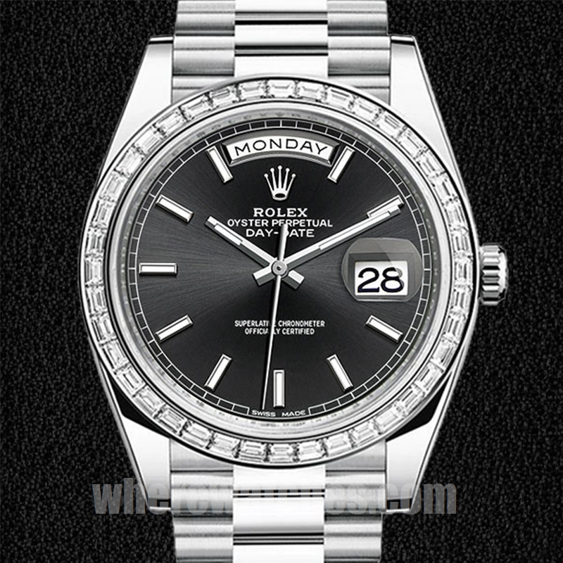 Rolex Day-Date 41mm Pour des hommes m228396tbr-0024 Regardez