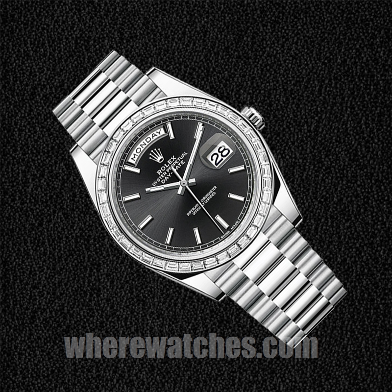 Rolex Day-Date 41mm Pour des hommes m228396tbr-0024 Regardez – Image 3