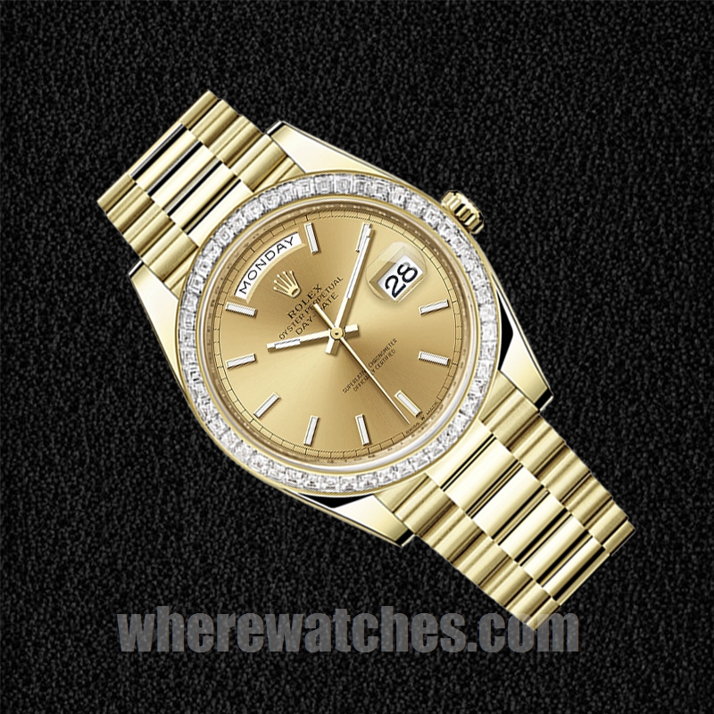 Rolex Day-Date 41mm Pour des hommes m228398tbr-0007 Regardez – Image 3