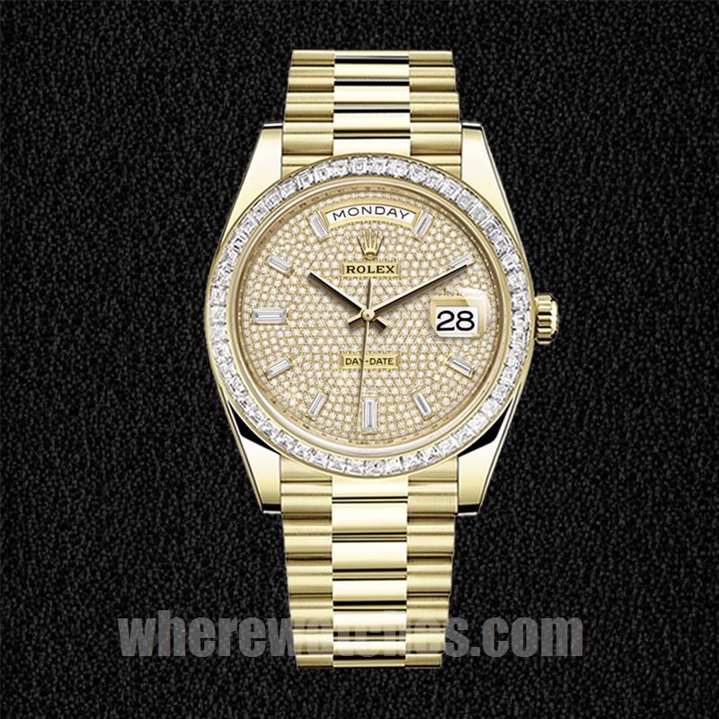 Rolex Day-Date m228398tbr-0036 41mm Pour des hommes Ton d'or – Image 2