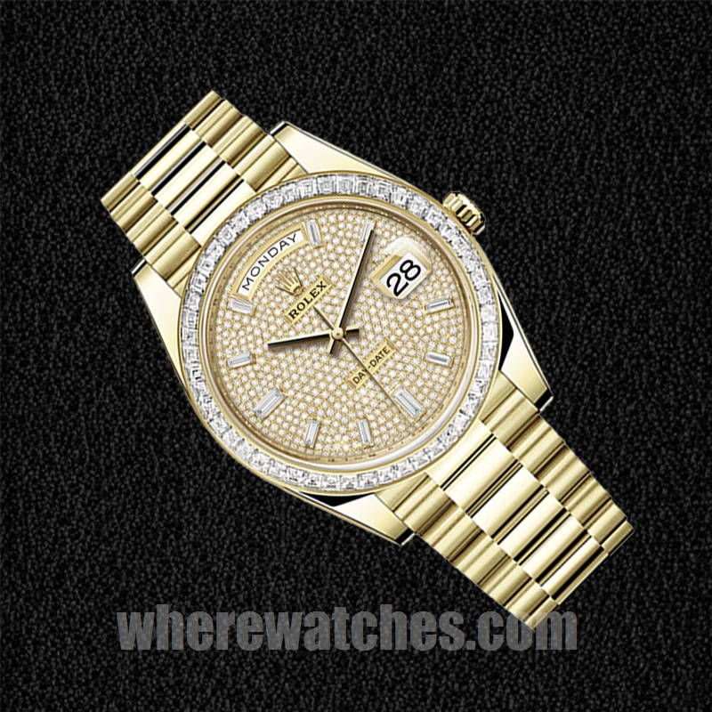Rolex Day-Date m228398tbr-0036 41mm Pour des hommes Ton d'or – Image 3
