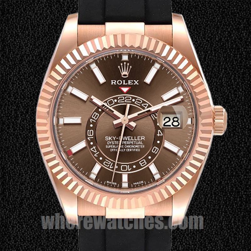 Rolex Sky-Dweller m326235-0005 42mm Pour des hommes Élastique Regardez
