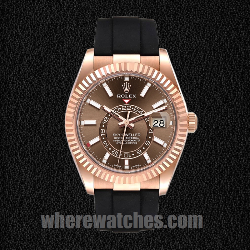 Rolex Sky-Dweller m326235-0005 42mm Pour des hommes Élastique Regardez – Image 2