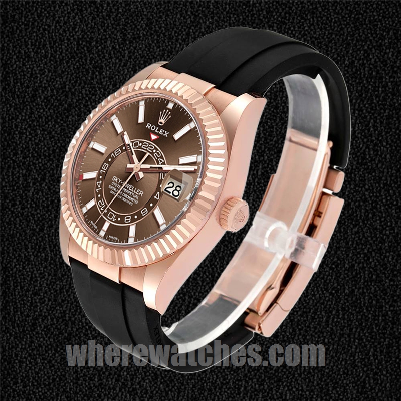 Rolex Sky-Dweller m326235-0005 42mm Pour des hommes Élastique Regardez – Image 3