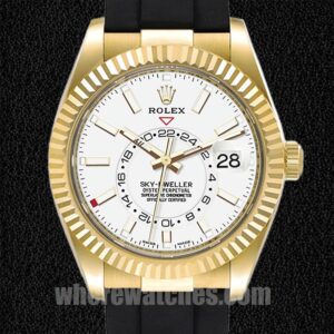 Rolex Sky-Dweller 42mm Pour des hommes m326238-0006 Ton d'or