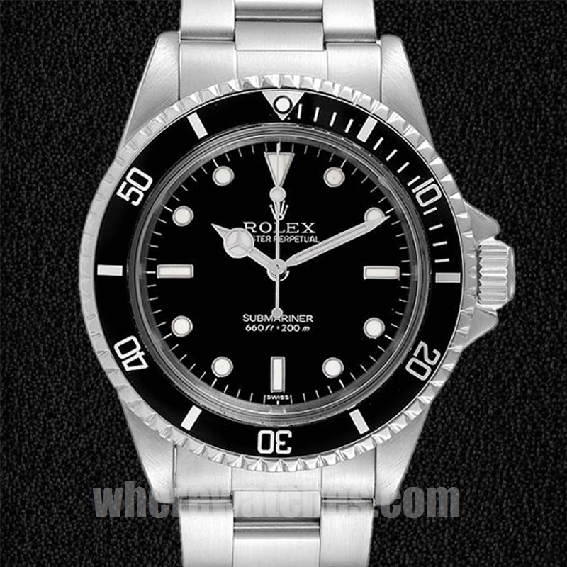 Rolex Submariner Pour des hommes 40mm 5513 Bracelet Huître Cadran noir