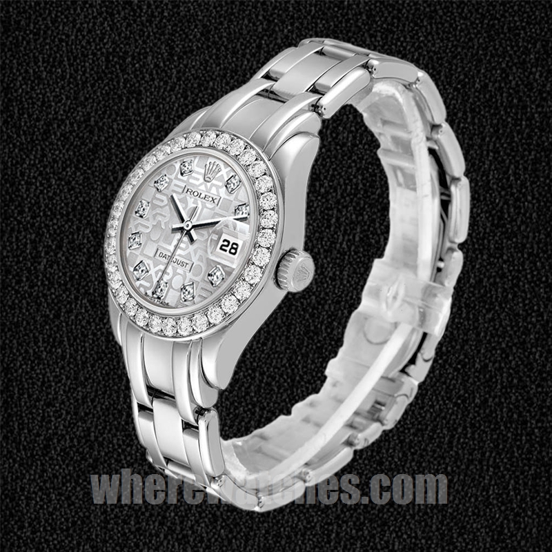 Rolex Pearlmaster Dames 29mm 80299-0073 Argenté – Image 3