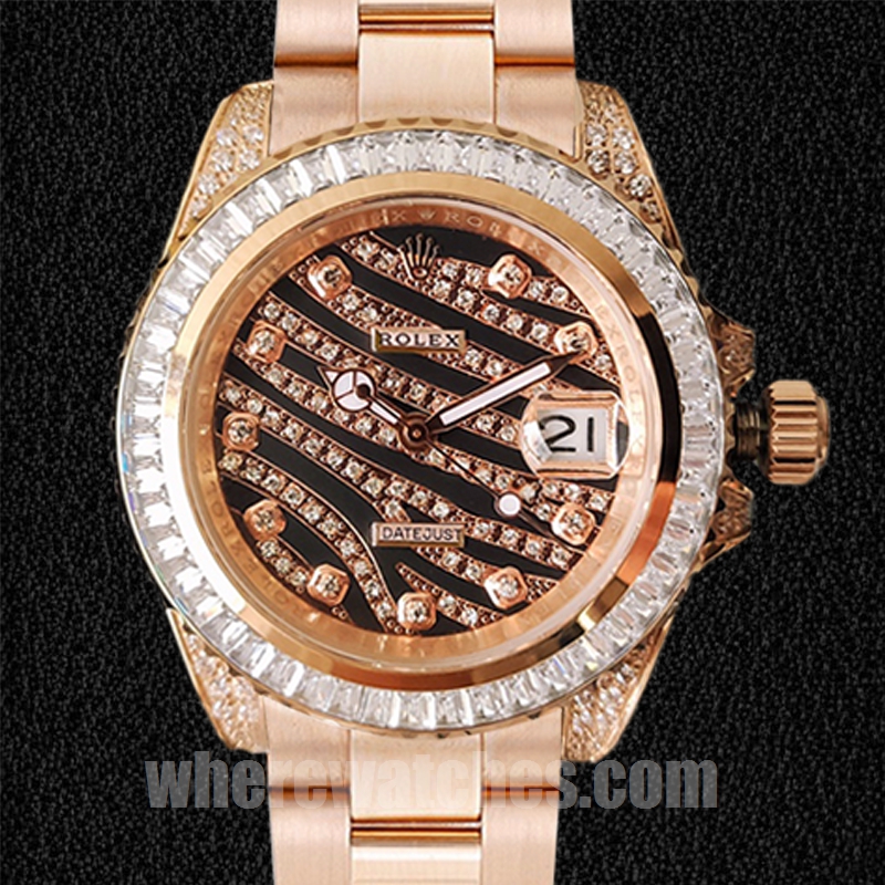 Rolex Datejust 116285 Pour des hommes 40mm Doré rose Regardez