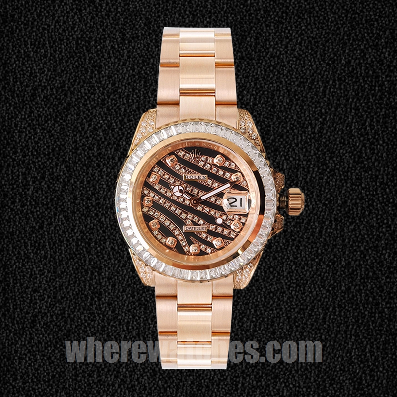 Rolex Datejust 116285 Pour des hommes 40mm Doré rose Regardez – Image 2