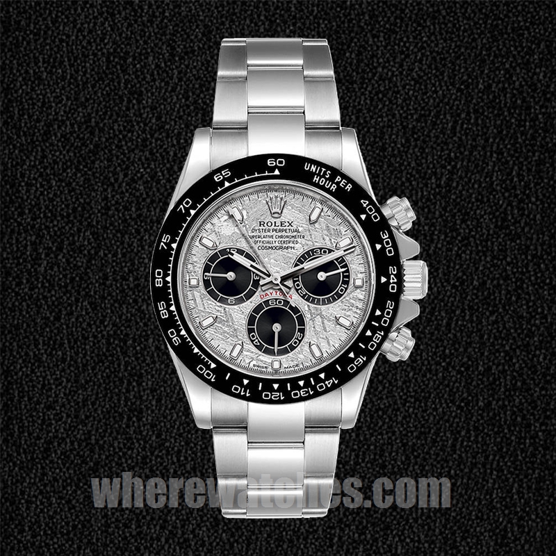Rolex Daytona 116500 Pour des hommes 40mm Cadran Météorite Argenté – Image 2