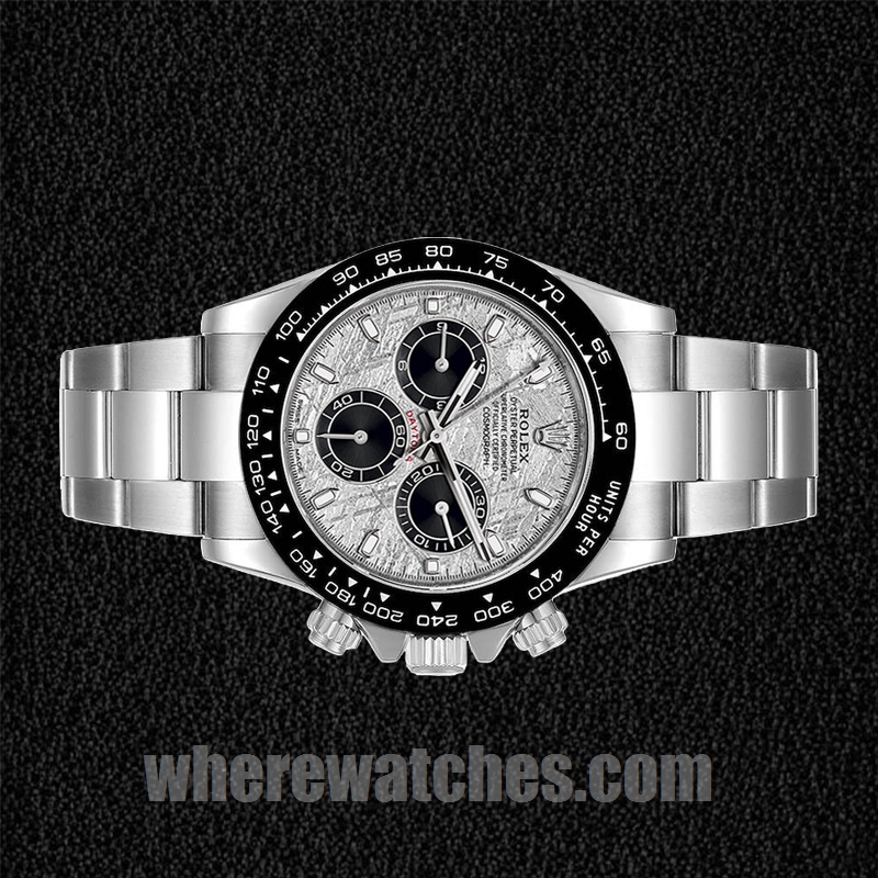 Rolex Daytona 116500 Pour des hommes 40mm Cadran Météorite Argenté – Image 3