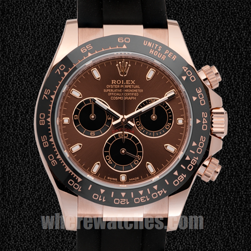 Rolex Daytona 40mm m116515ln-0041 Pour des hommes Automatique Cadran marron
