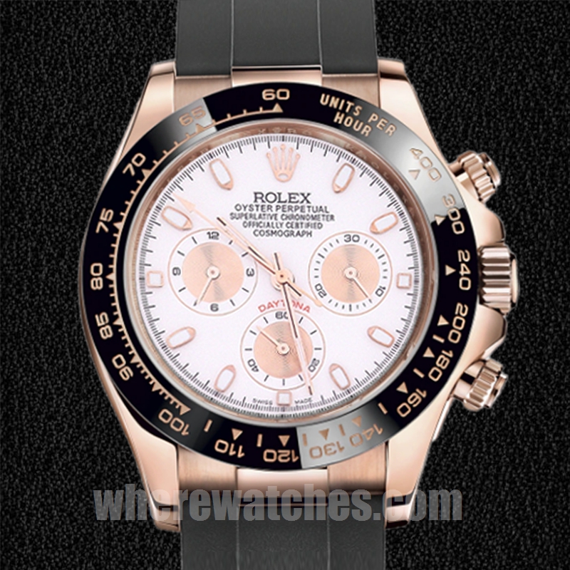 Rolex Daytona Pour des hommes 40mm 116515 Élastique
