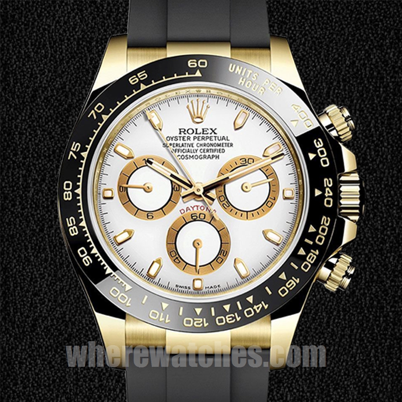 Rolex Daytona m116518ln-0041 Pour des hommes 40mm Automatique Cadran blanc