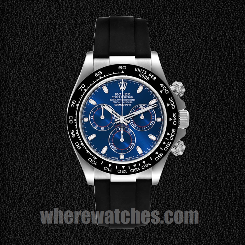 Rolex Daytona Pour des hommes 116519 40mm Argenté Cadran bleu – Image 2