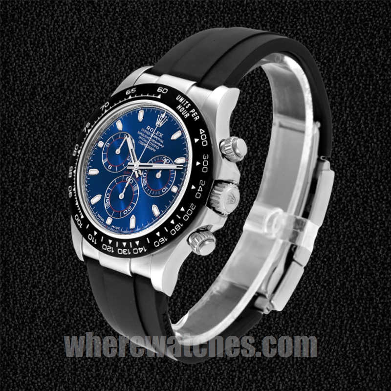 Rolex Daytona Pour des hommes 116519 40mm Argenté Cadran bleu – Image 3