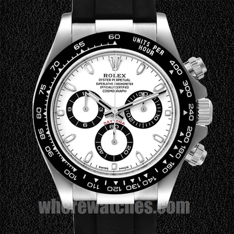 Rolex Daytona 40mm 116519 Pour des hommes Élastique