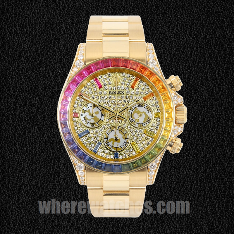 Rolex Daytona 40mm Pour des hommes 116598RBOW Ton d'or Automatique – Image 2