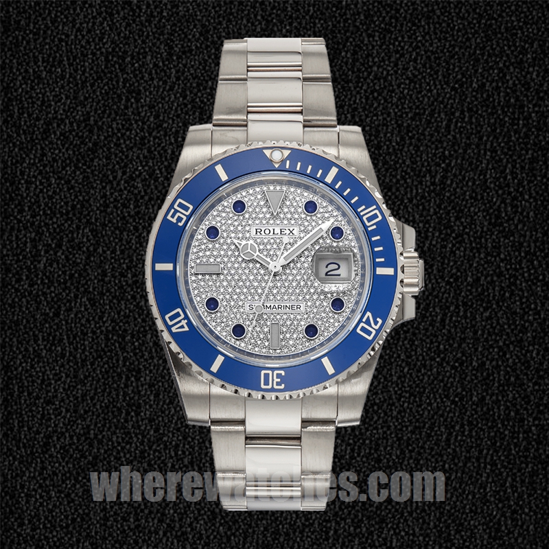 Rolex Submariner 40mm Pour des hommes 116610 Cadran pavé de diamants – Image 2