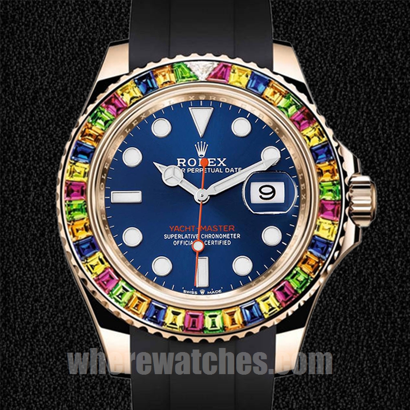 Rolex Yacht-Master Pour des hommes 41mm 116695 Regardez Doré rose