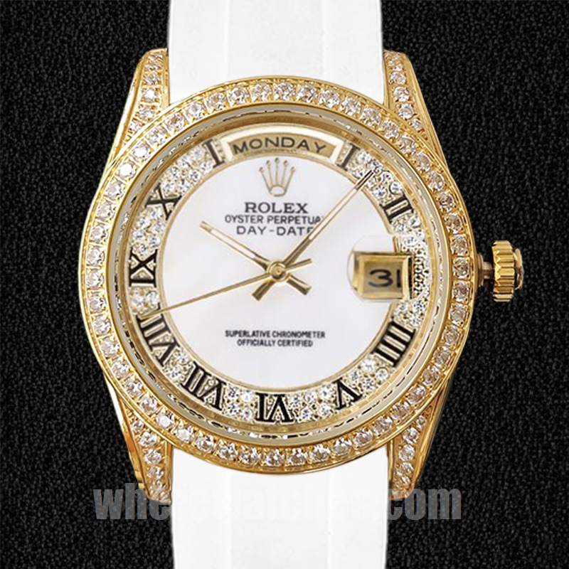 Rolex Day-Date 118388 40mm Pour des hommes Regardez Ton d'or