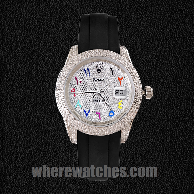 Rolex Datejust Pour des hommes 16200 40mm Regardez Élastique – Image 2