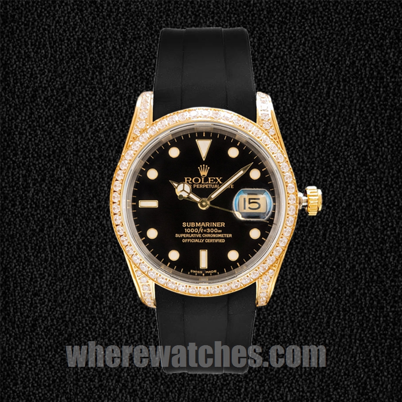 Rolex Submariner Pour des hommes 40mm 16613 Ton d'or – Image 2