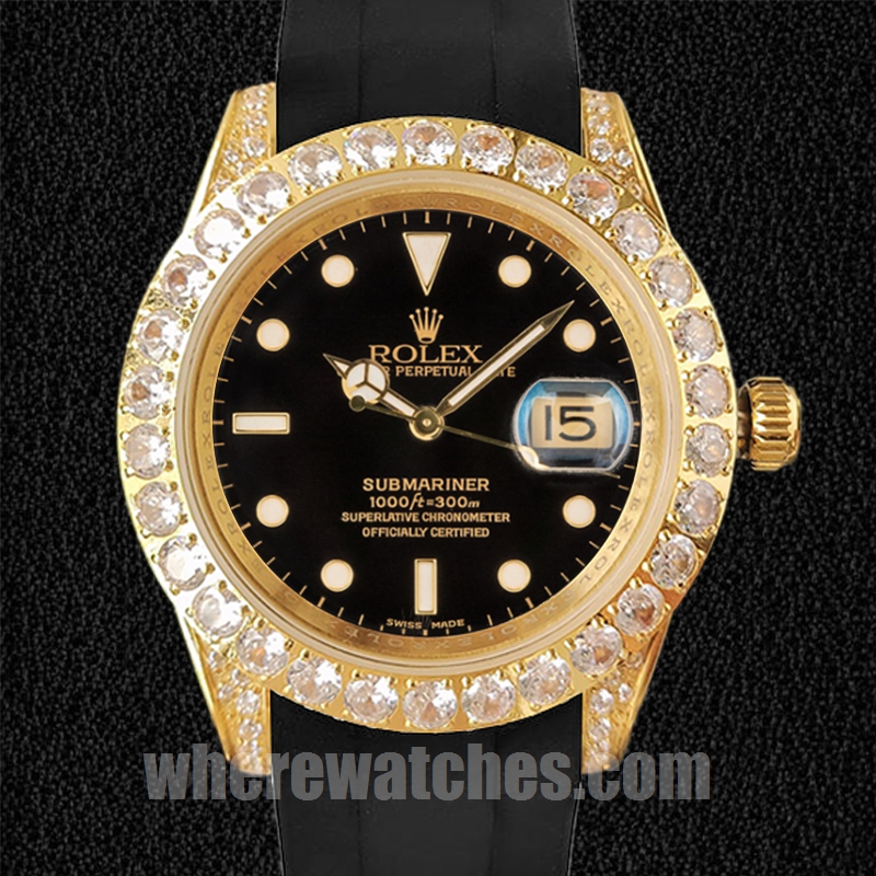 Rolex Submariner 40mm 16613 Pour des hommes Cadran noir
