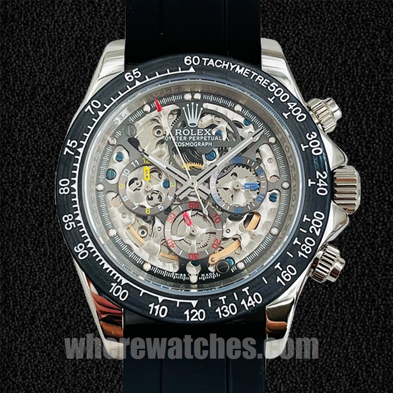 Rolex Daytona Pour des hommes 116519 40mm Cadran squelette Automatique