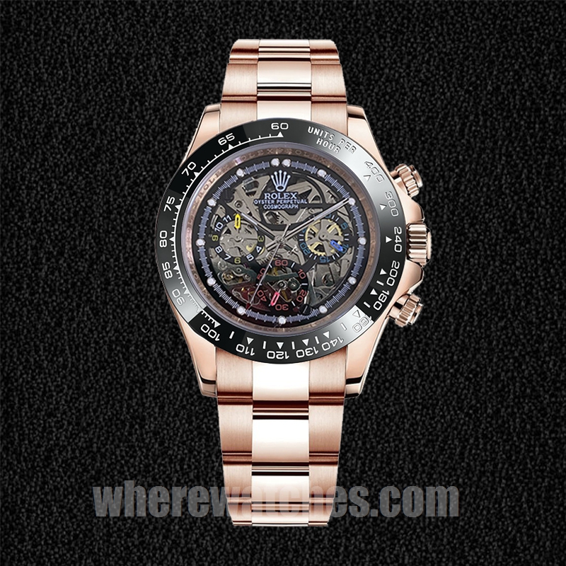 Rolex Daytona Skeleton Limited Edition Pour des hommes 40mm Doré rose – Image 2
