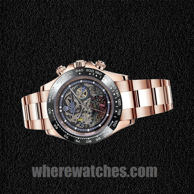 Rolex Daytona Skeleton Limited Edition Pour des hommes 40mm Doré rose – Image 3