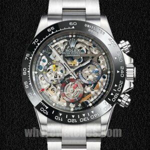 Rolex Daytona Pour des hommes Skeleton Limited Edition 40mm Automatique Bracelet Huître