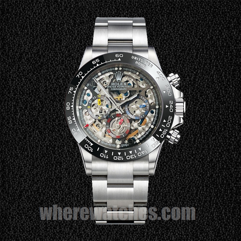 Rolex Daytona Pour des hommes Skeleton Limited Edition 40mm Automatique Bracelet Huître – Image 2