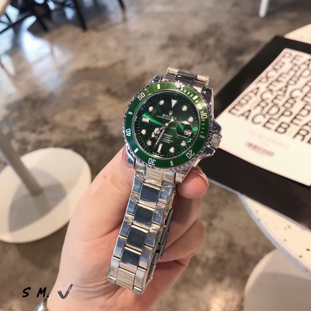 Rolex Submariner Homme 42mm PMX015 Cadran Vert - WW