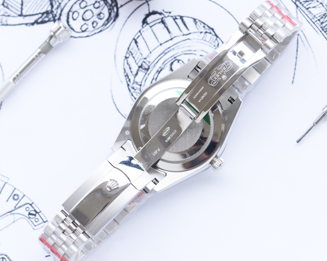 Rolex Datejust Homme 41mm PMX009 Cadran Vert Menthe - WW – Image 3