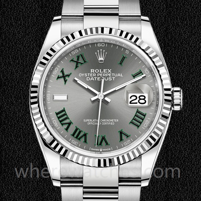 Rolex Datejust Pour des hommes 36mm m126234-0046 Cadran de Wimbledon Regardez