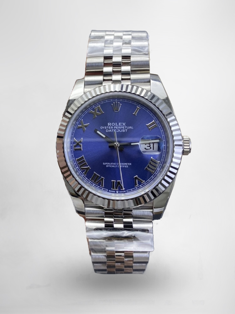 Montre Rolex Datejust Réplique 41mm 126334 Cadran bleu romain