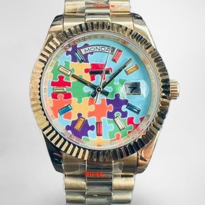 Montre Rolex Day-Date Réplique 36 128238 Bracelet En Or Jaune Luxe