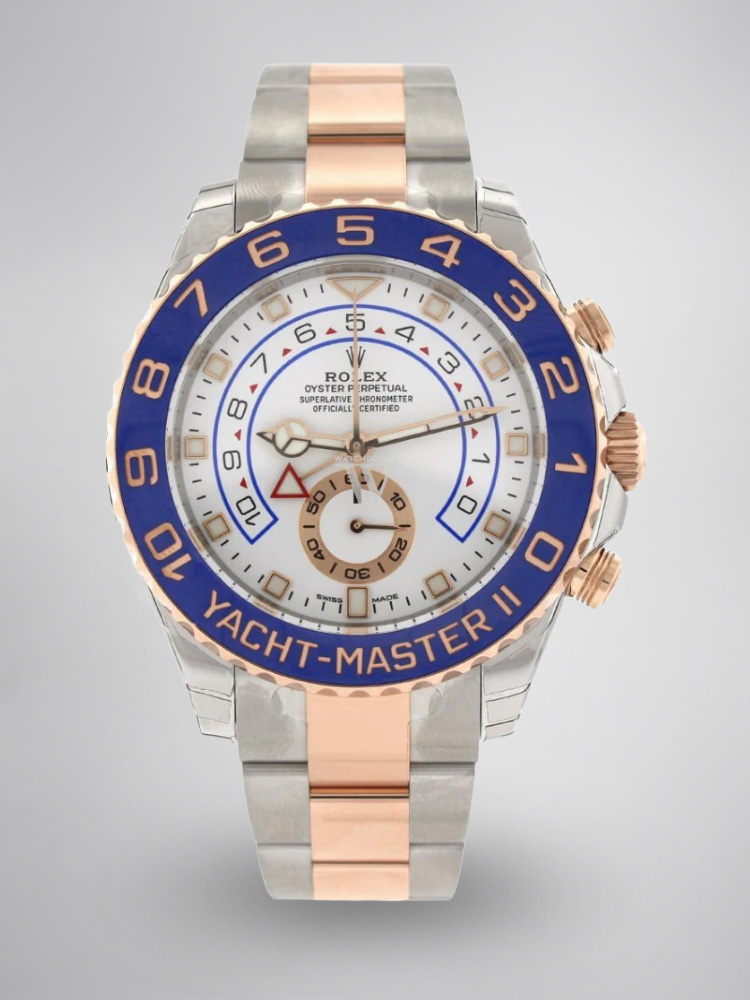 Montre Rolex Yacht-Master II Réplique 44mm 116681 cadran blanc
