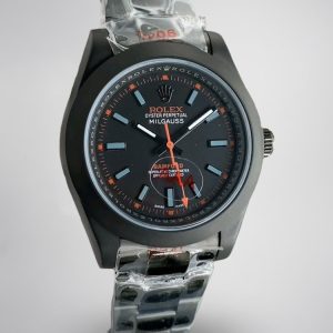 Montre Rolex Milgauss Bamford Réplique 40 mm Orange Noir PVD