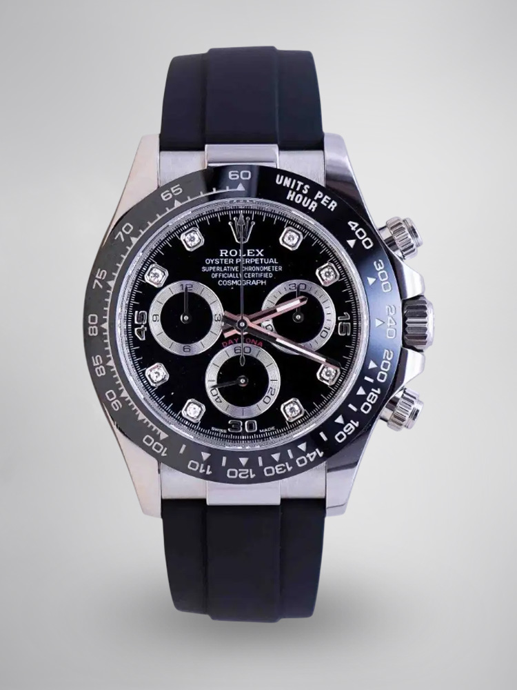 Montre Rolex Daytona Réplique 116519LN 40mm cadran noir lunette en céramique