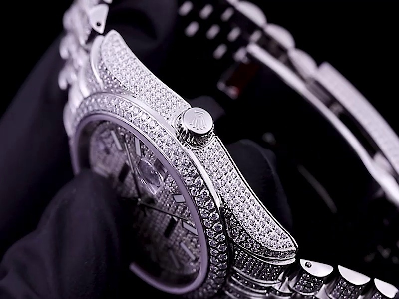 Montre Rolex Datejust Réplique 126200 36mm Cadran Diamant – Image 4