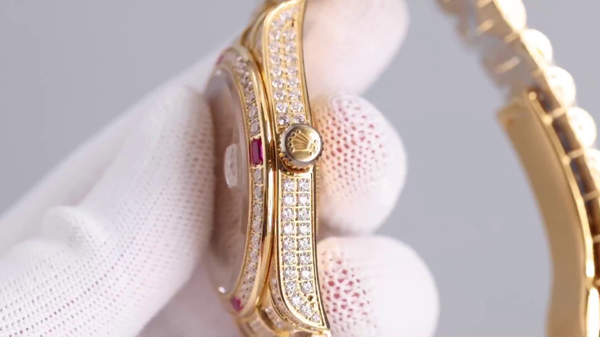 Montre Rolex Datejust Réplique 41mm en acier inoxydable or et diamants – Image 4