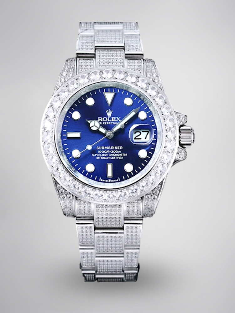 Montre Rolex Submariner Réplique 116659 40mm Cadran Bleu Avec Diamants