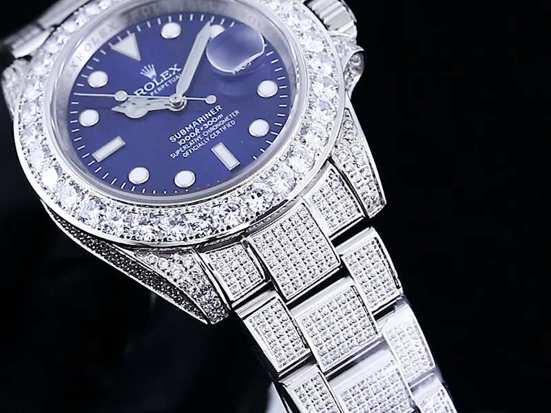 Montre Rolex Submariner Réplique 116659 40mm Cadran Bleu Avec Diamants – Image 4