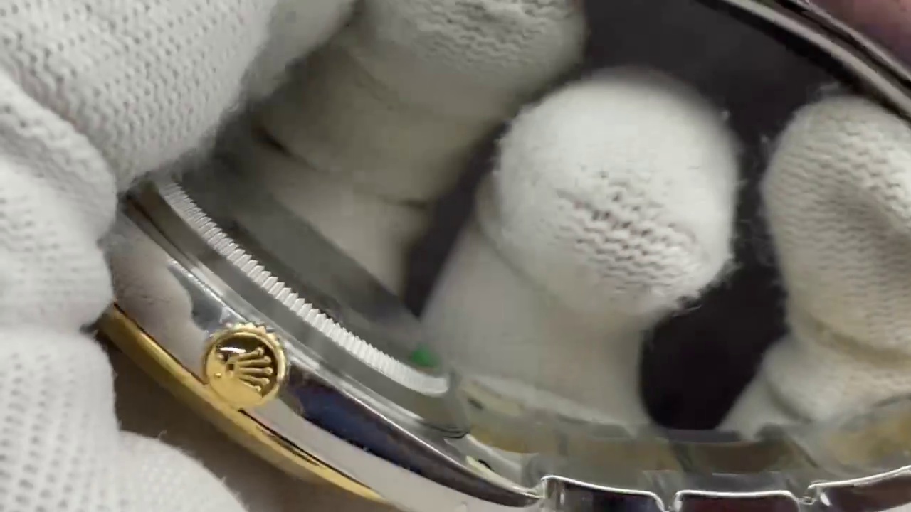 Montre Rolex Datejust Réplique 126303 41mm Cadran doré Acier inoxydable – Image 4