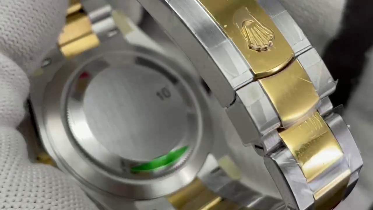 Montre Rolex Datejust Réplique 126303 41mm Cadran doré Acier inoxydable – Image 5