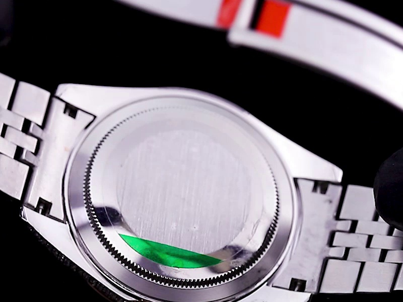 Montre Rolex Datejust Réplique 41mm Cadran en or rose avec chiffres arabes arc-en-ciel – Image 7