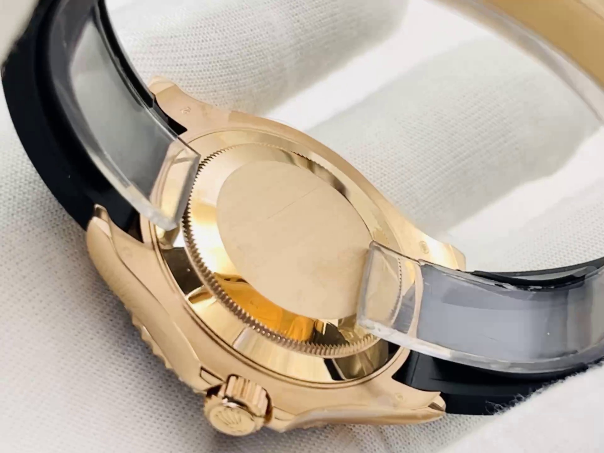 Montre Rolex Yacht-Master Réplique 116655 40mm cadran noir lunette en céramique noire – Image 6